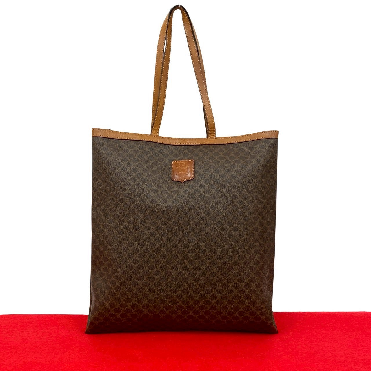 CELINE Tote Bag leather Brown