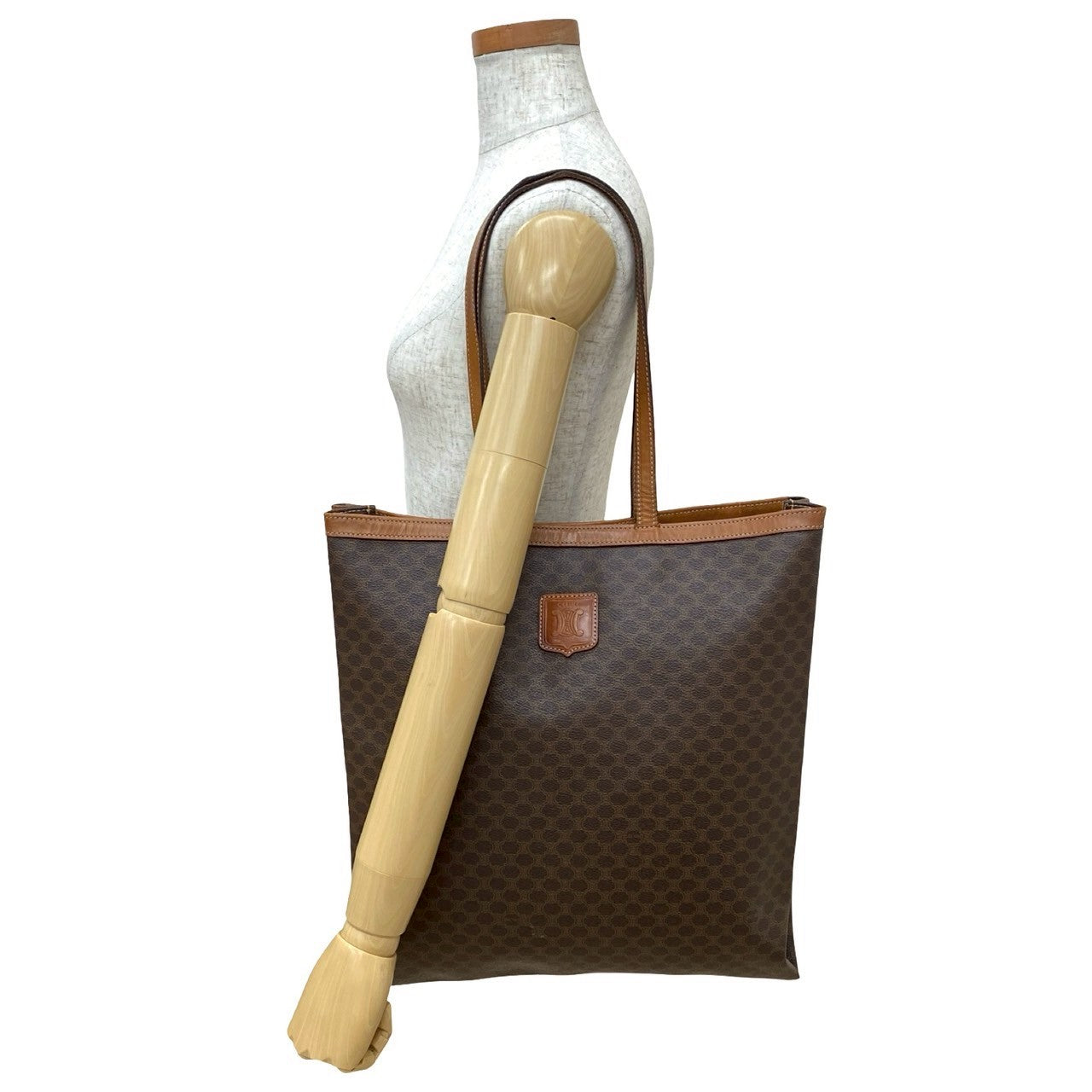 CELINE Tote Bag leather Brown