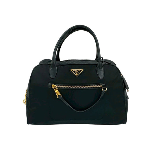 PRADA Handbag Nylon black