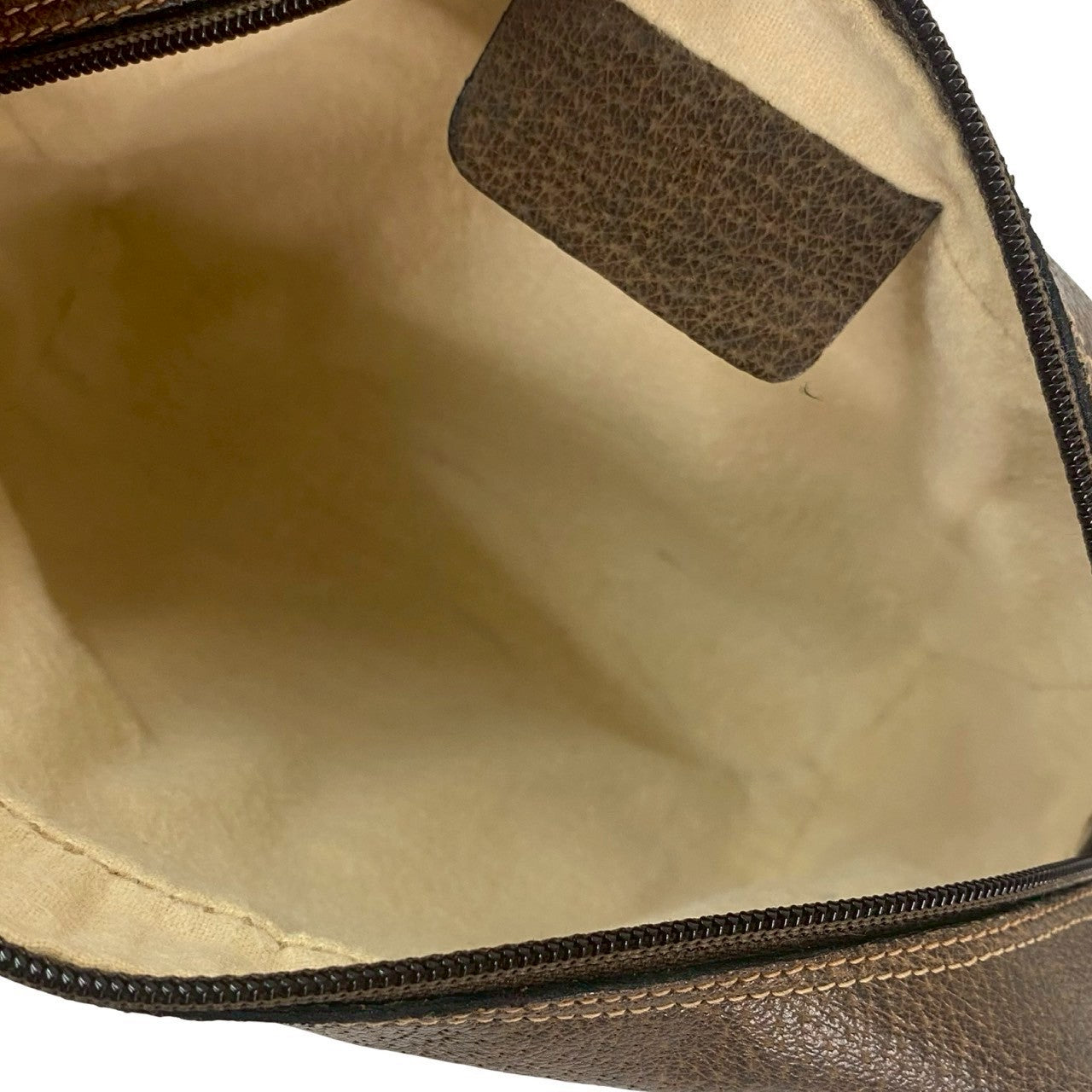 GUCCI Shoulder Bag leather Brown Sherry line