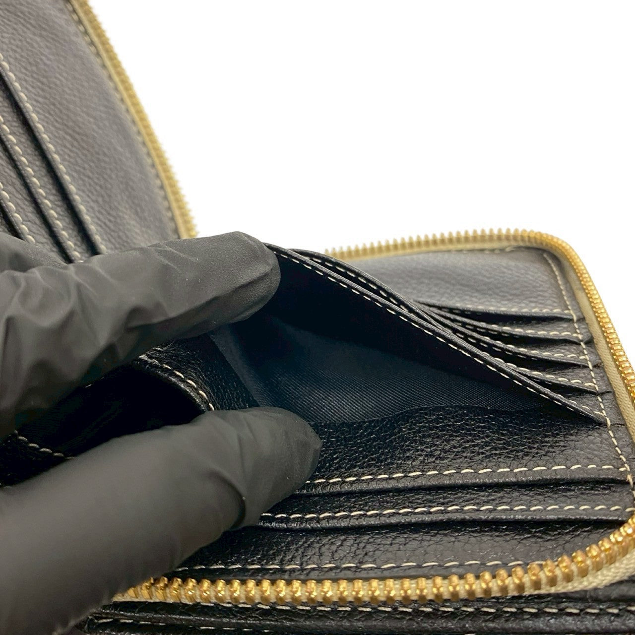 LOEWE Bifold Wallet leather black