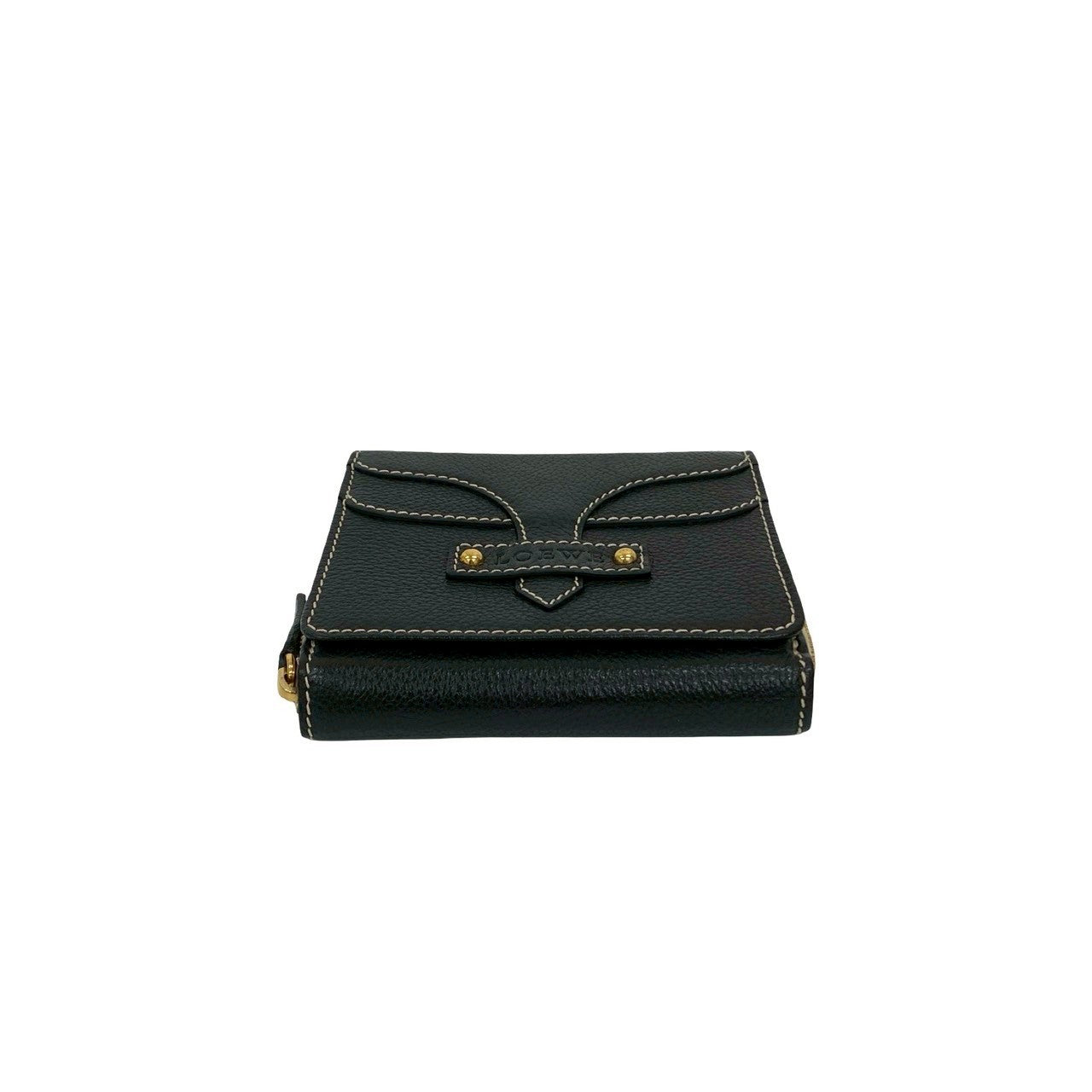 LOEWE Bifold Wallet leather black