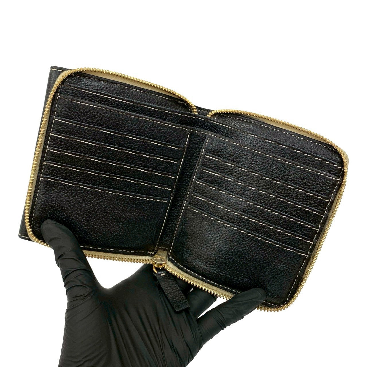 LOEWE Bifold Wallet leather black