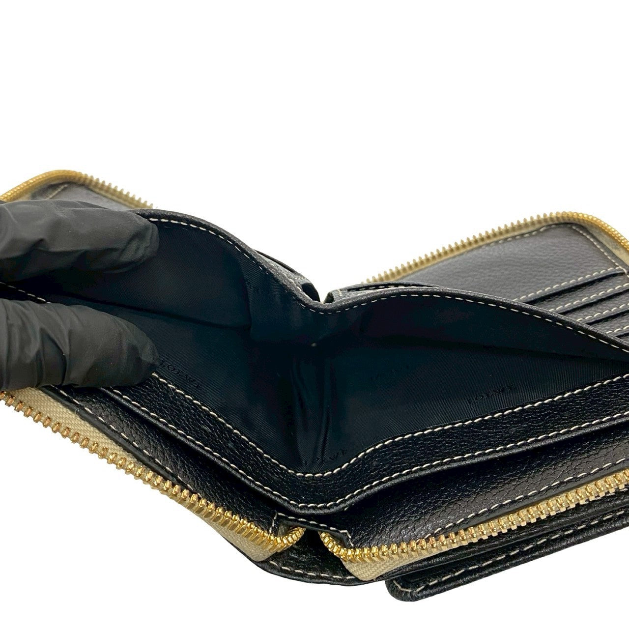 LOEWE Bifold Wallet leather black