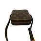 LOUIS VUITTON Shoulder Bag leather Brown Monogram Mini Danube