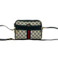 GUCCI Shoulder Bag leather Navy