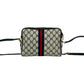GUCCI Shoulder Bag leather Navy