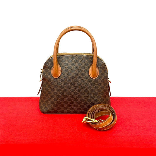 CELINE Shoulder Bag leather Brown