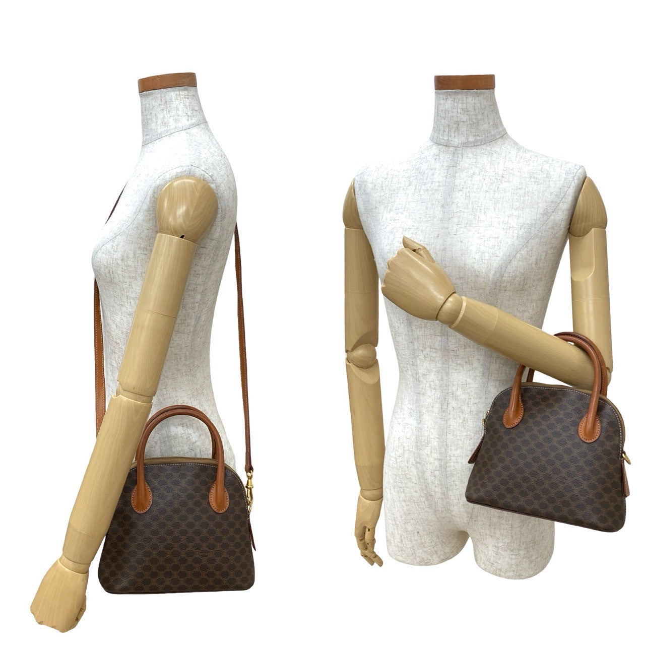 CELINE Shoulder Bag leather Brown