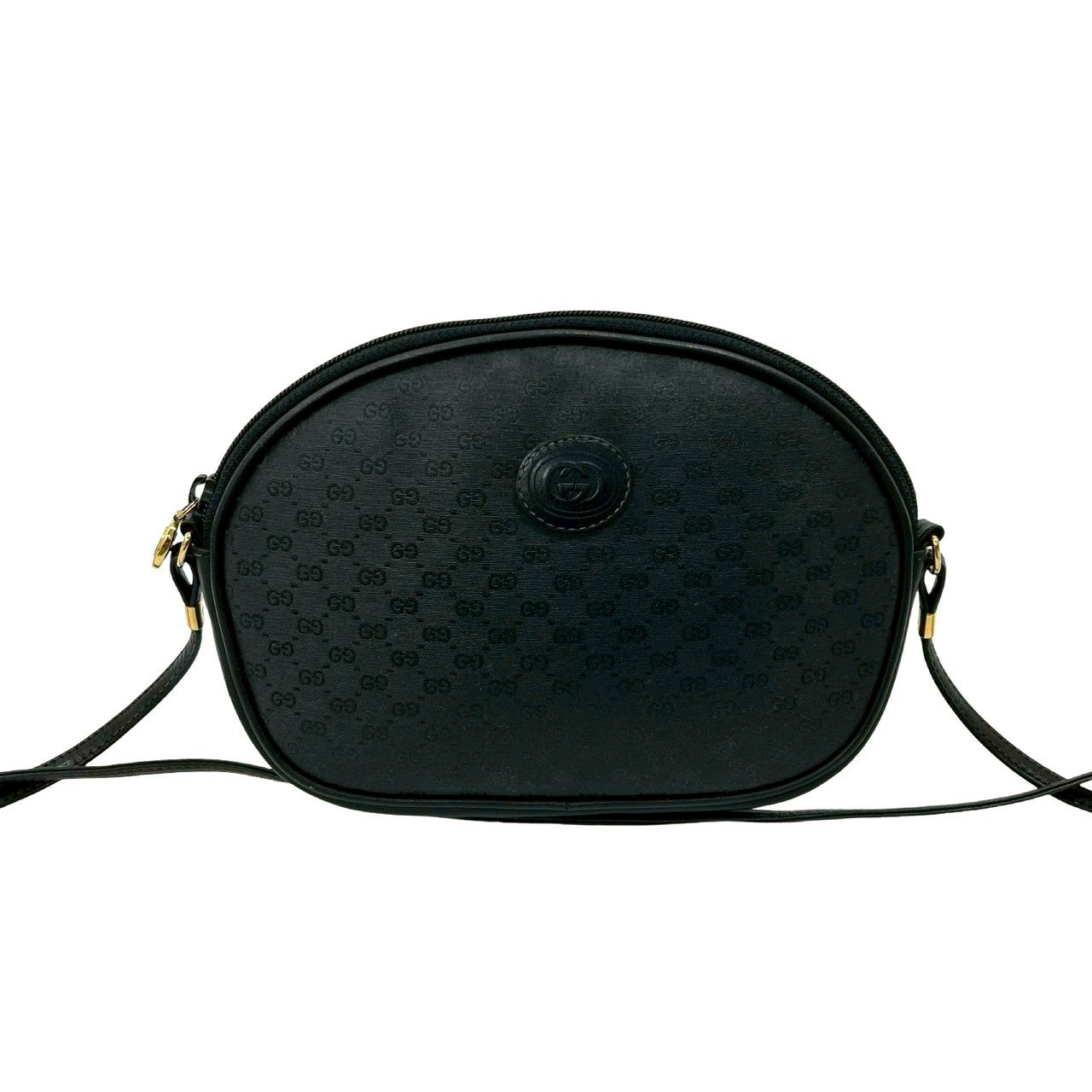 GUCCI Shoulder Bag leather black