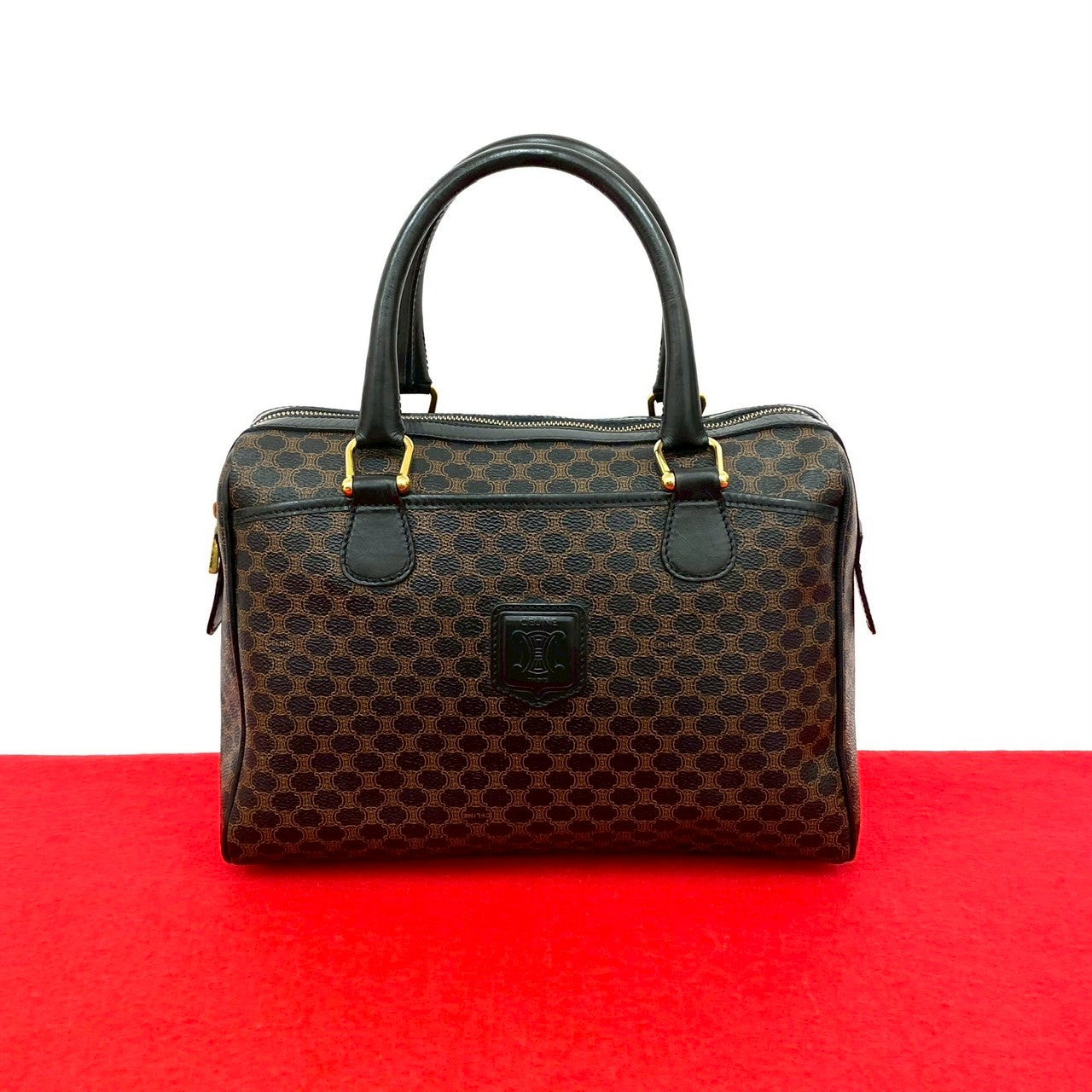 CELINE Handbag leather black