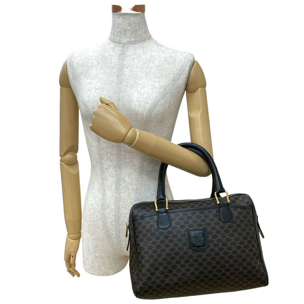 CELINE Handbag leather black