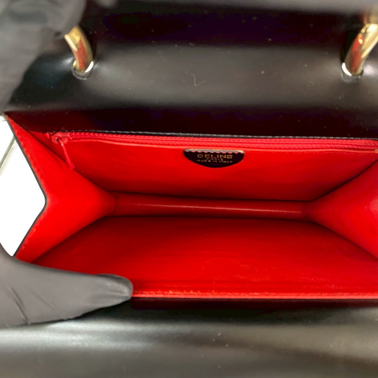 CELINE Handbag Calfskin black