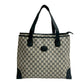 GUCCI Tote Bag leather Navy
