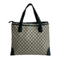 GUCCI Tote Bag leather Navy