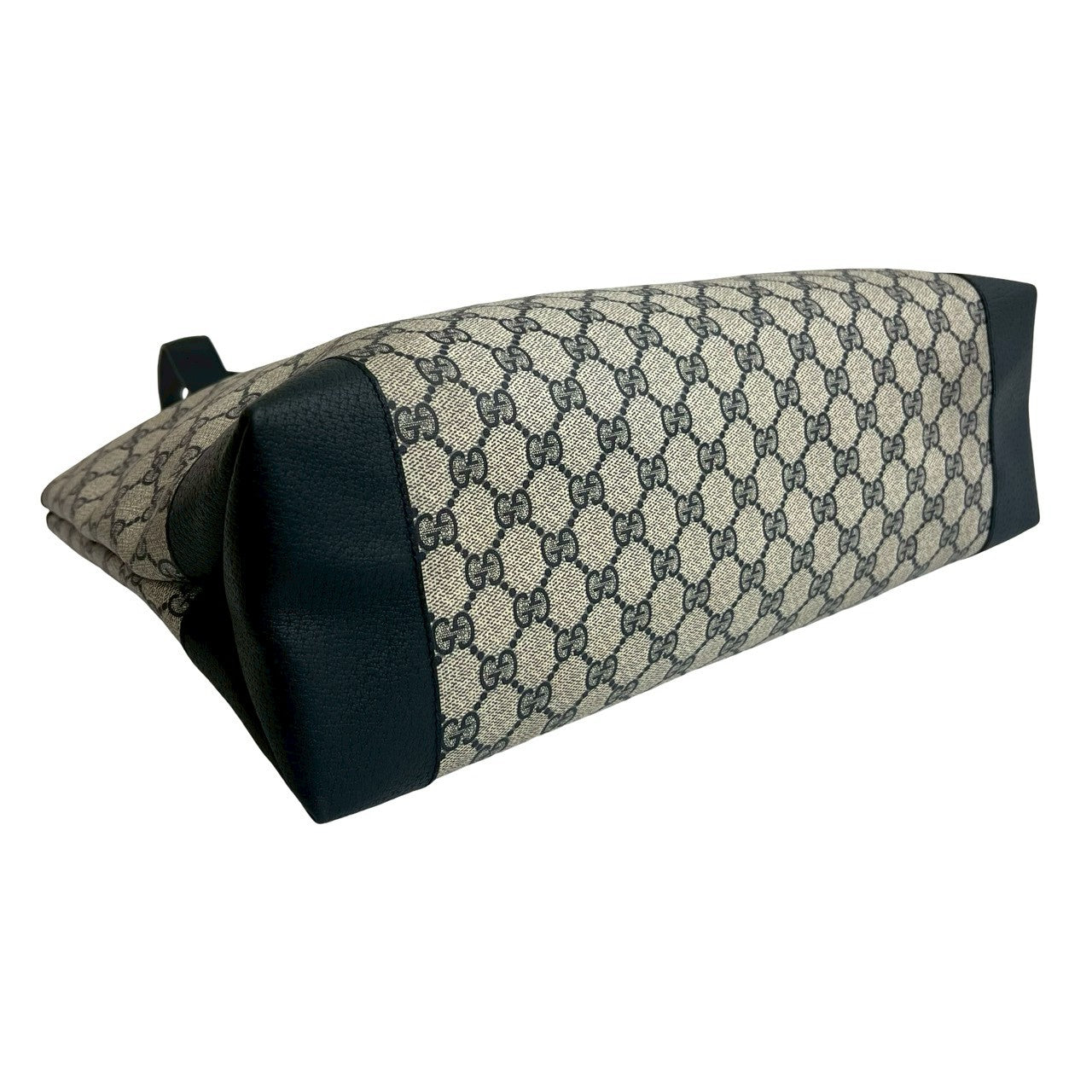 GUCCI Tote Bag leather Navy