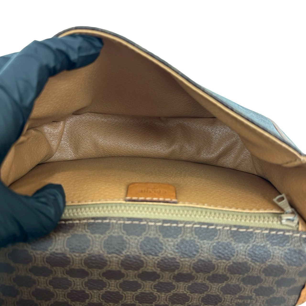 CELINE Shoulder Bag leather Brown