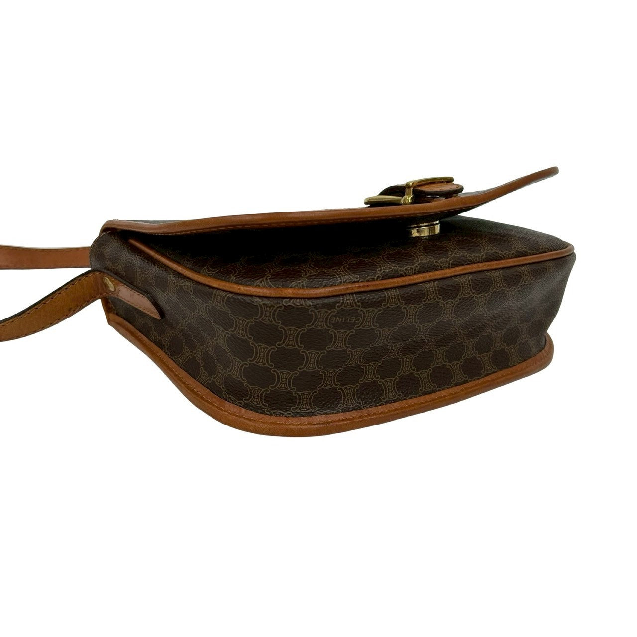 CELINE Shoulder Bag leather Brown