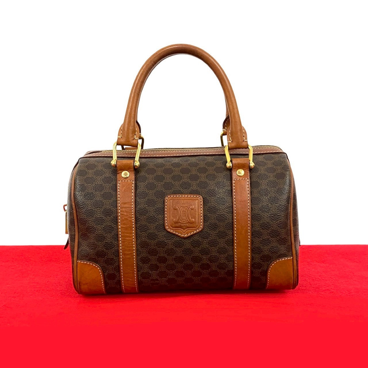 CELINE Handbag leather Brown