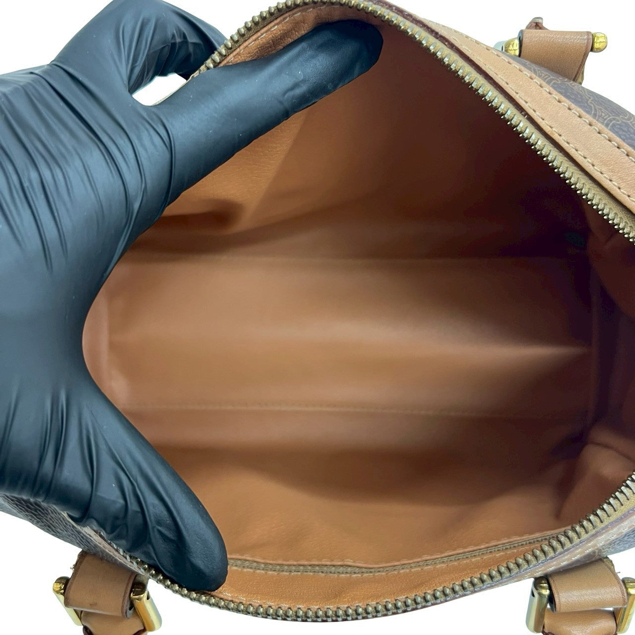 CELINE Handbag leather Brown