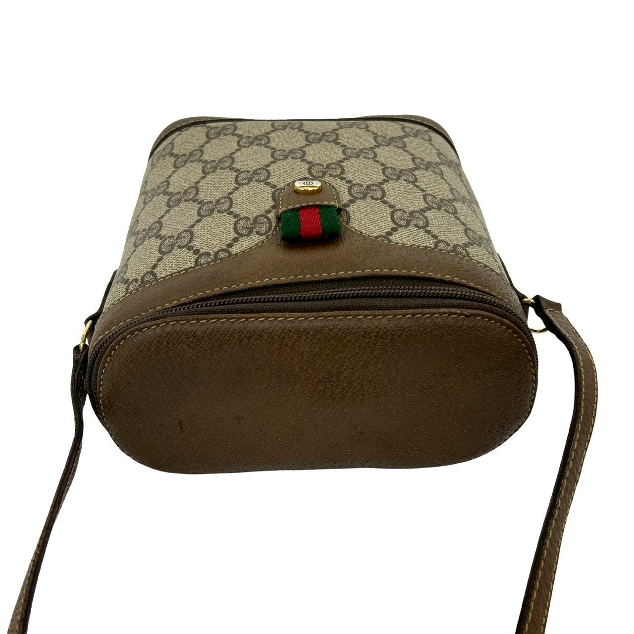 GUCCI Shoulder Bag leather Brown Sherry line