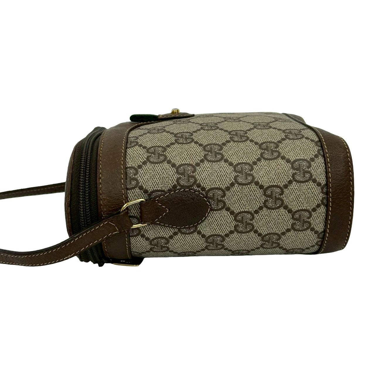 GUCCI Shoulder Bag leather Brown Sherry line