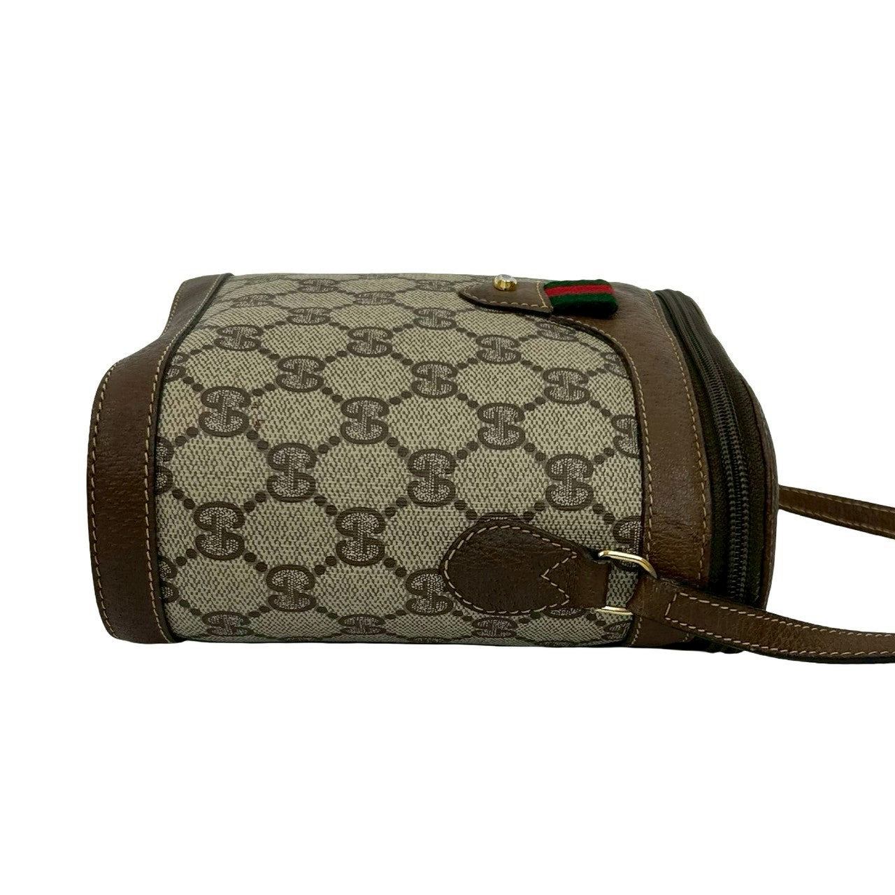 GUCCI Shoulder Bag leather Brown Sherry line