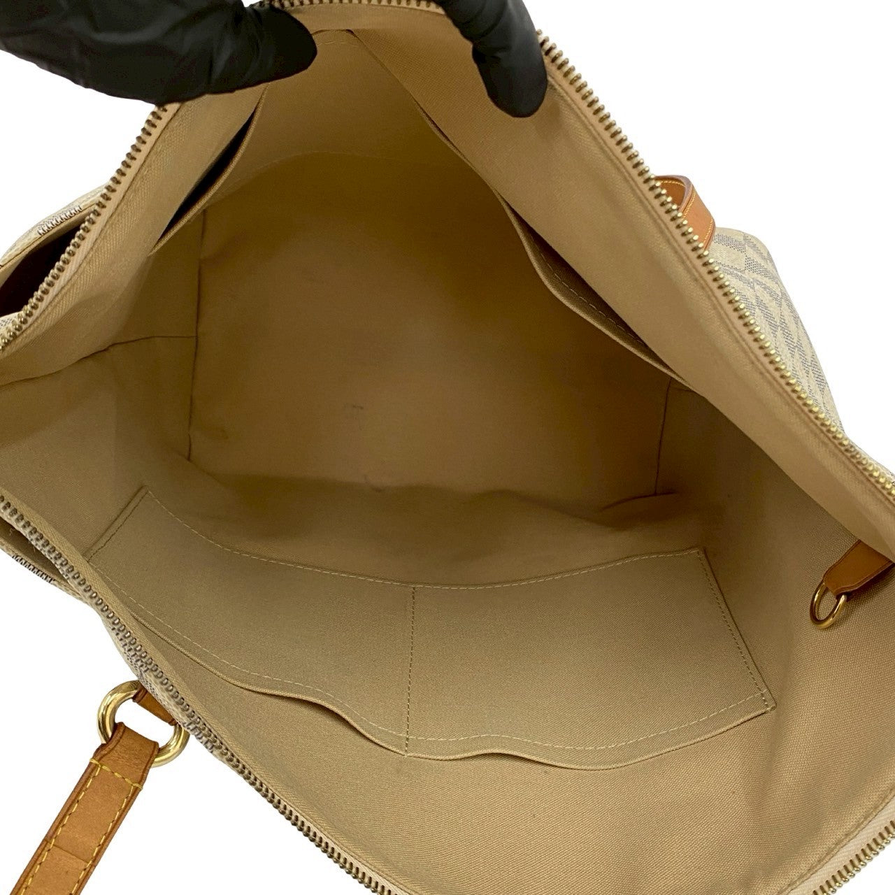 LOUIS VUITTON Tote Bag PVC white Damier Azur Totally MM