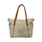 LOUIS VUITTON Tote Bag PVC white Damier Azur Totally MM
