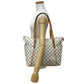 LOUIS VUITTON Tote Bag PVC white Damier Azur Totally MM