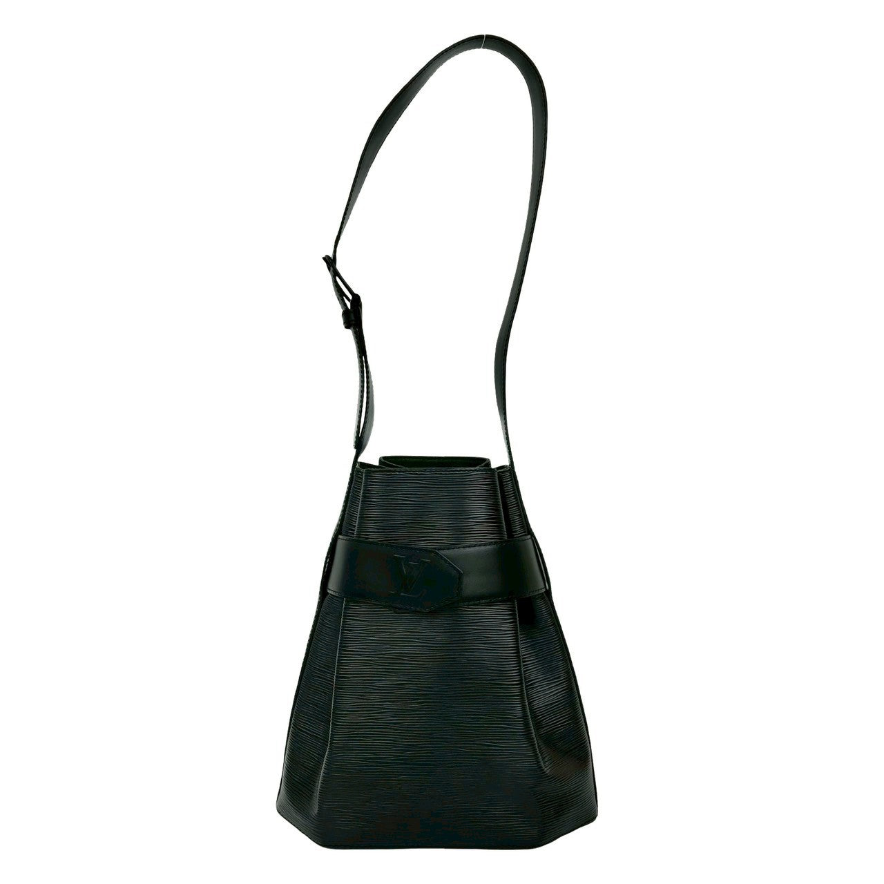 LOUIS VUITTON Shoulder Bag Epi Leather black Epi Sack de Paul