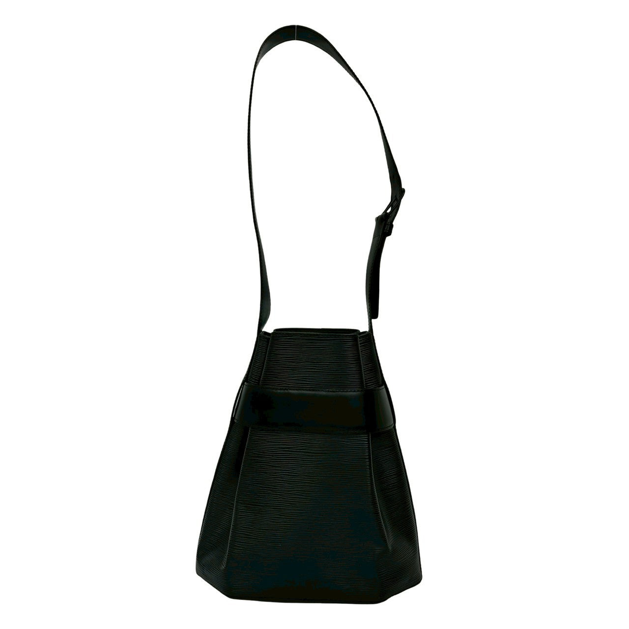 LOUIS VUITTON Shoulder Bag Epi Leather black Epi Sack de Paul