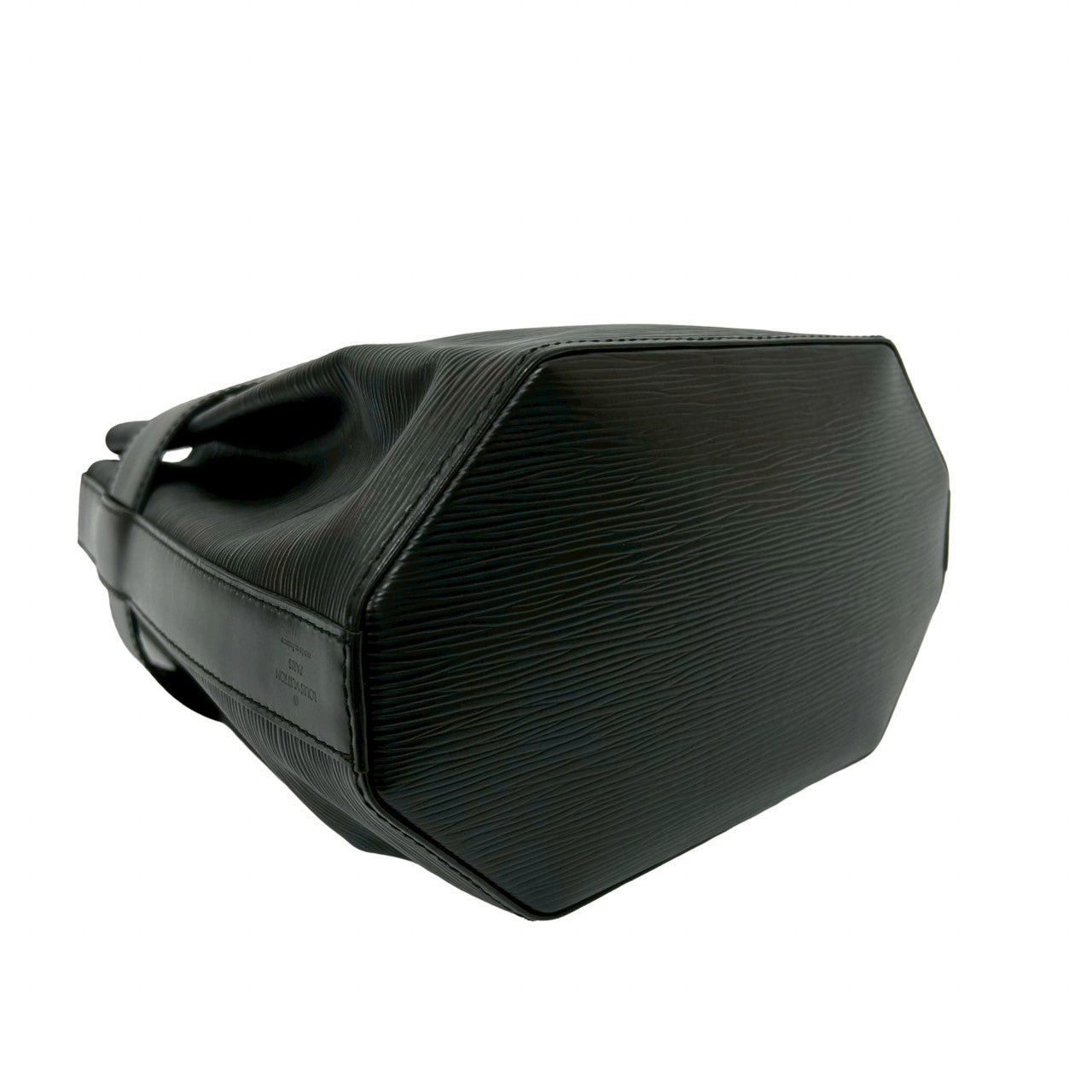 LOUIS VUITTON Shoulder Bag Epi Leather black Epi Sack de Paul