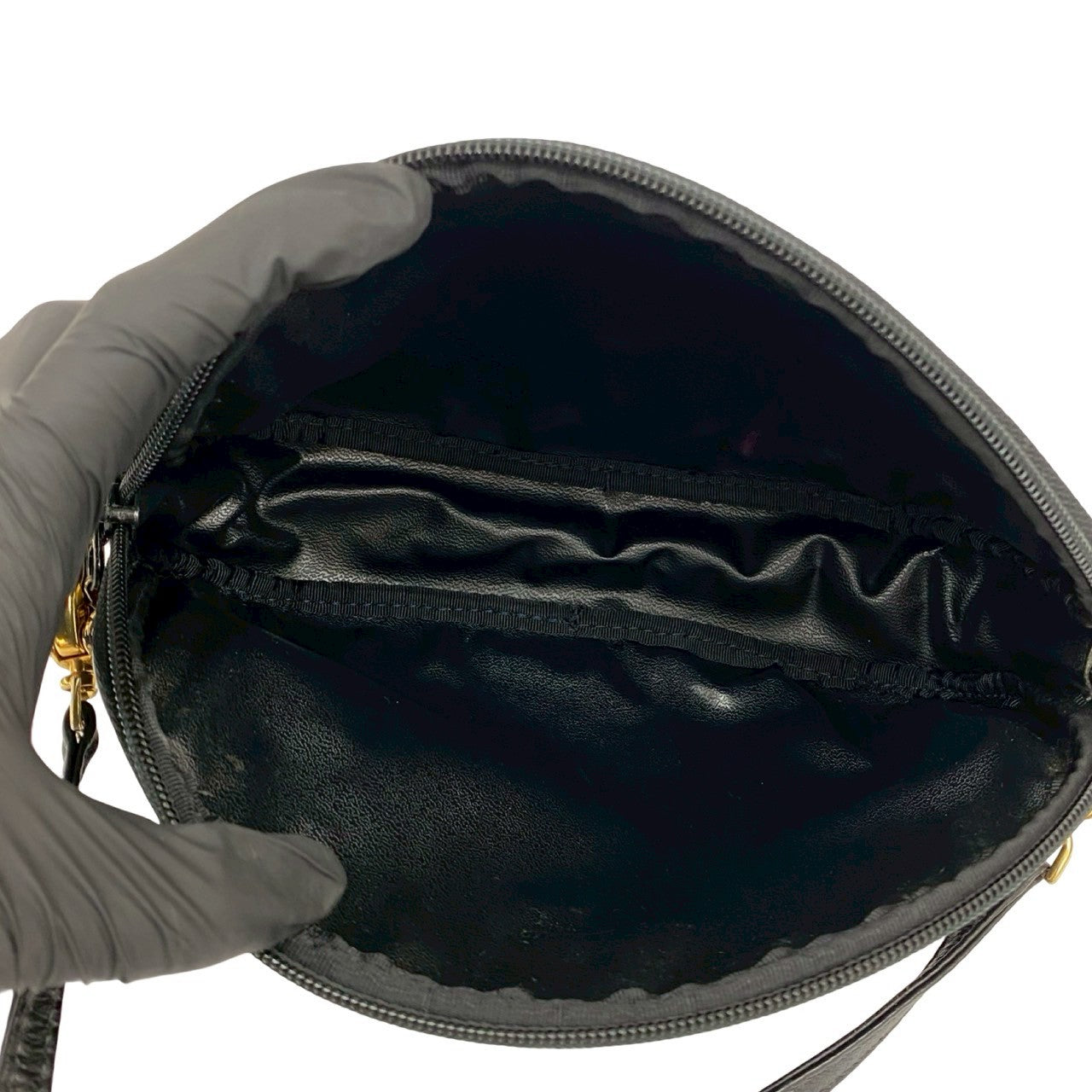 GUCCI Shoulder Bag canvas black