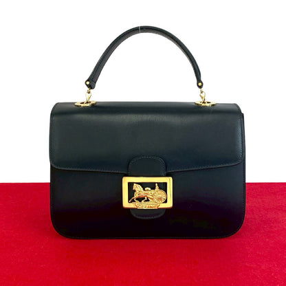 CELINE Handbag Calfskin Navy