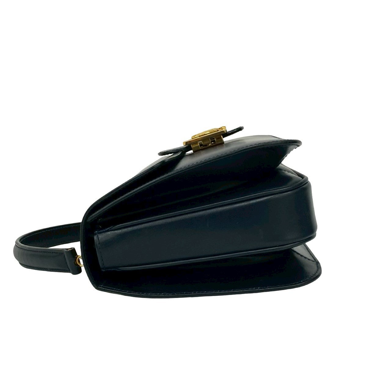 CELINE Handbag Calfskin Navy