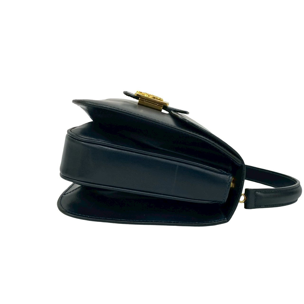 CELINE Handbag Calfskin Navy