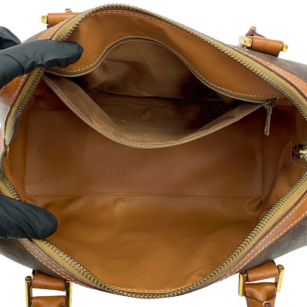 CELINE Handbag leather Brown