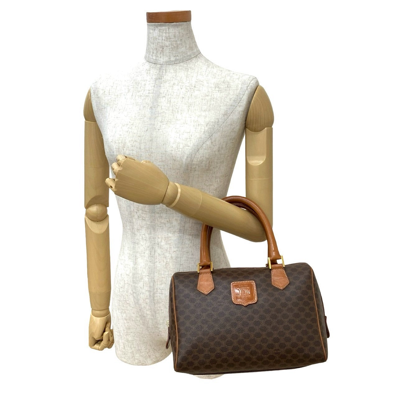 CELINE Handbag leather Brown