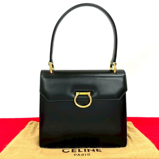 CELINE Handbag leather black