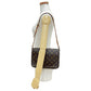 LOUIS VUITTON Shoulder Bag leather Brown Monogram Musette tango
