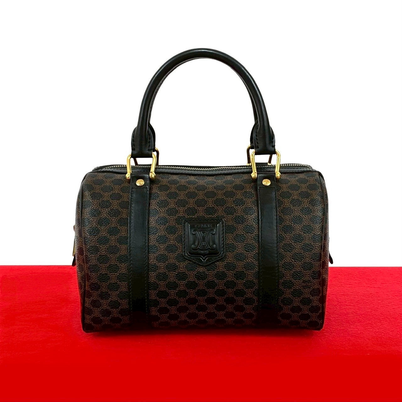 CELINE Handbag leather black