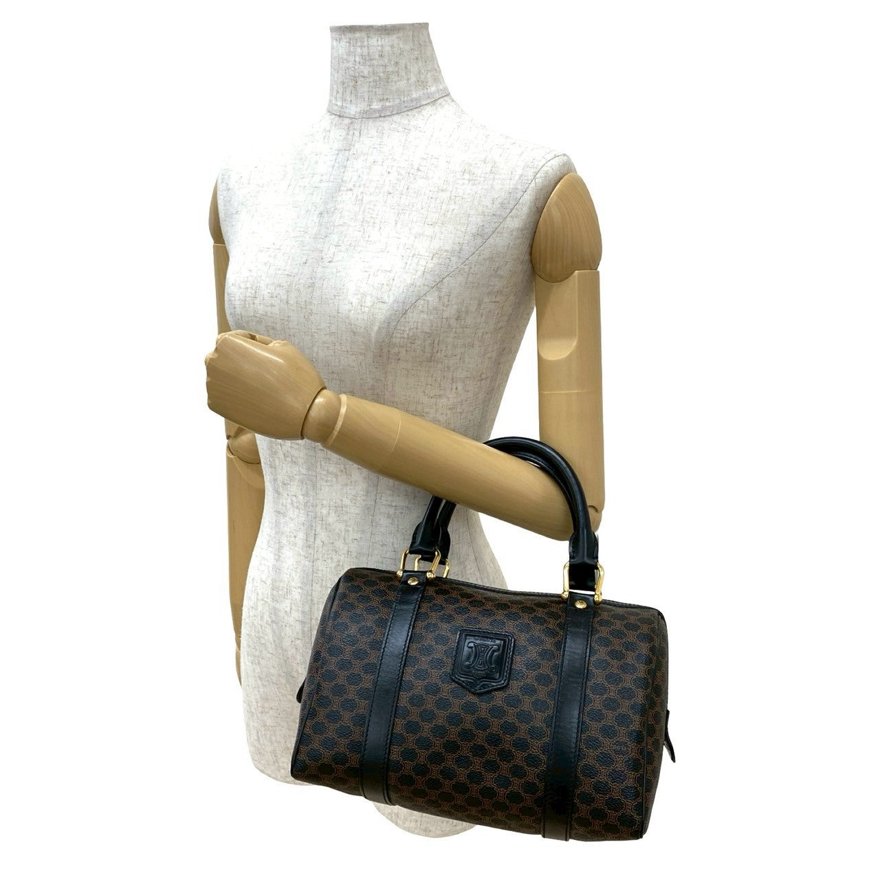 CELINE Handbag leather black