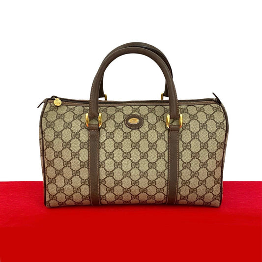 GUCCI Handbag leather Brown