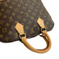 LOUIS VUITTON Handbag leather Brown Monogram Alma PM