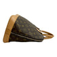 LOUIS VUITTON Handbag leather Brown Monogram Alma PM