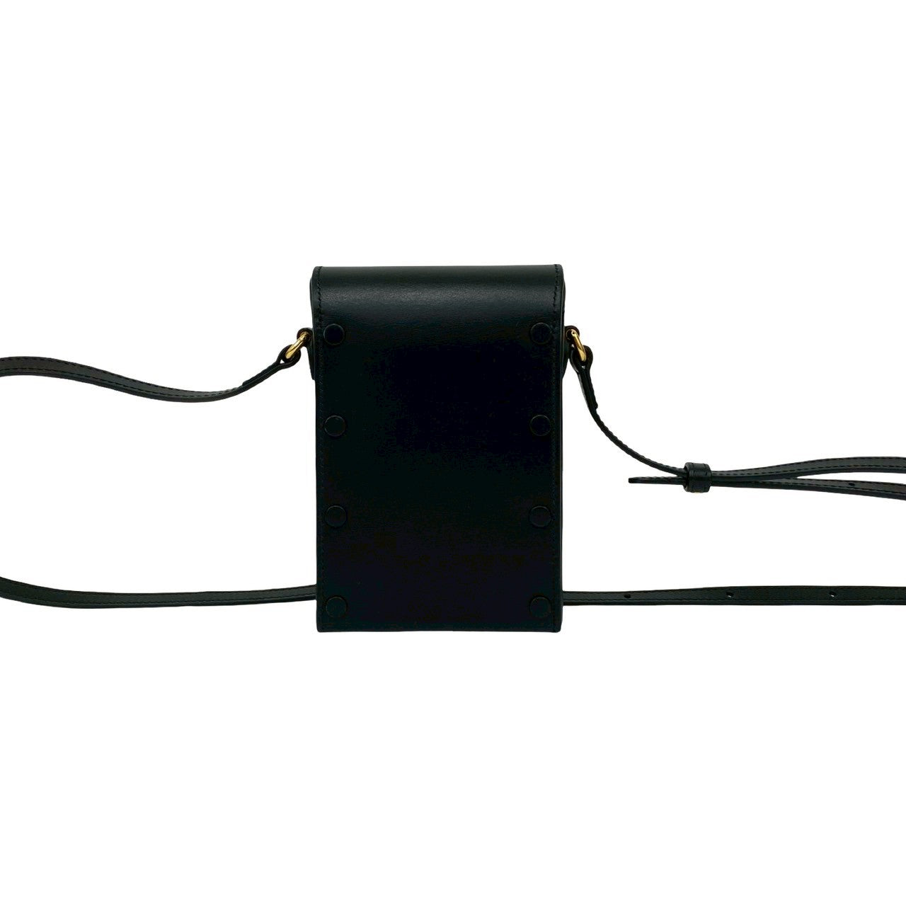 GUCCI Shoulder Bag Calfskin black Horsebit 1955