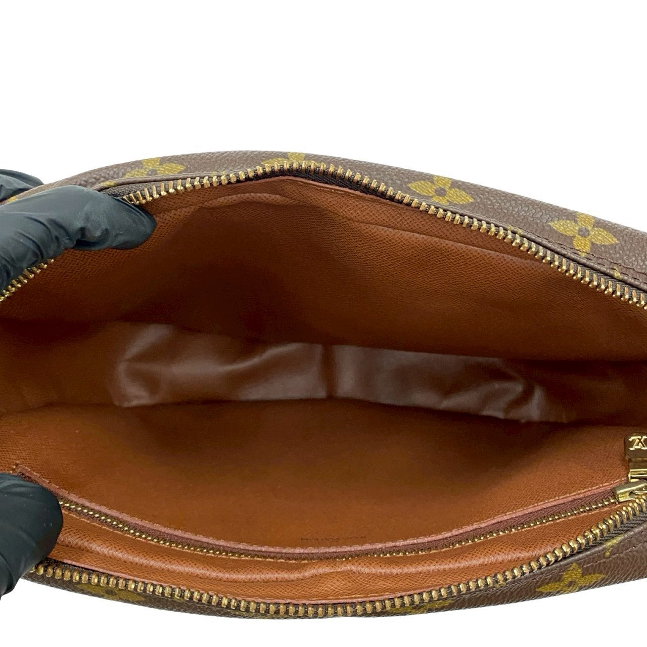 LOUIS VUITTON Shoulder Bag leather Brown Monogram Jeune filleMM