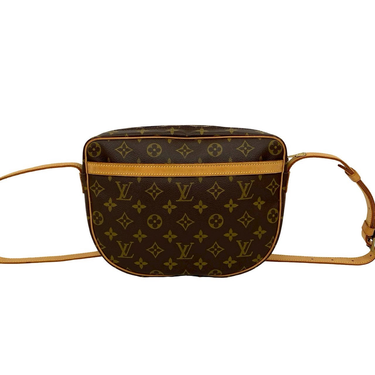 LOUIS VUITTON Shoulder Bag leather Brown Monogram Jeune filleMM