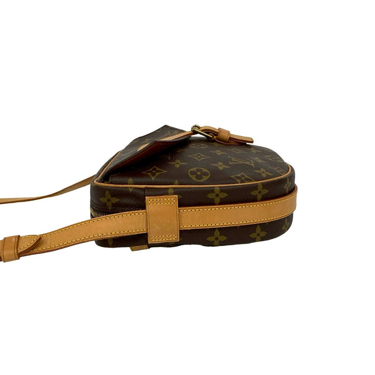 LOUIS VUITTON Shoulder Bag leather Brown Monogram Jeune filleMM